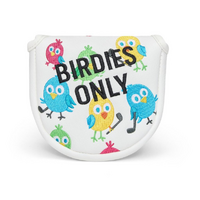 GF Birdies Only Mallet Putter Head Cover [WHITE]