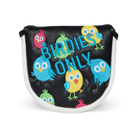GF Birdies Only Mallet Putter Head Cover [BLACK]
