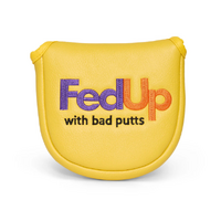 GF Fed Up Mallet Putter Head Cover [YELLOW]