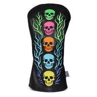 GF Skulls Driver Head Cover [BLACK]