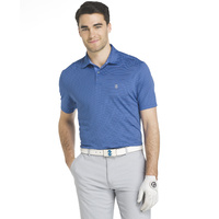 IZOD SS Greenie Feed Strip Jersey - Club Blue