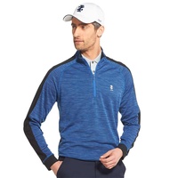 IZOD Long Sleeve Colourblock 1/2 Zip Jacket - True Blue