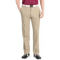 IZOD Basic Flat Front XFG Pant - Khaki [Size: 30]