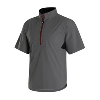 FJ HydroLite X Short Sleeve Rain Shirt [CHAR/BLK]