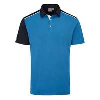 PING Mack Men's Polo [DANUBE/NAVY]