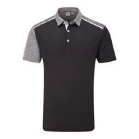 PING Mack Men's Polo [BLK/CHAR/MARL]