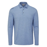 PING Emmett Men's Long Sleeve Polo [STONE BLUE]