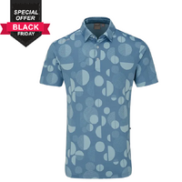 PING Jay Men's Polo [STONE BLUE]