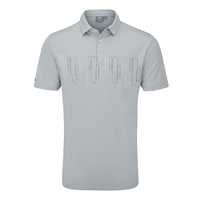 PING Arizona Cactus Men's Polo [PEARL GREY]
