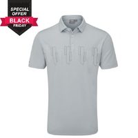 PING Arizona Cactus Men's Polo [PEARL GREY]