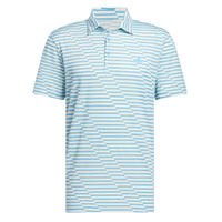 Adidas Golf Ultimate 365 Mesh Print Men's Polo [BLU/IVY]