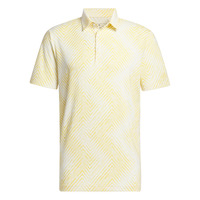 Adidas Golf Ultimate 365 Mesh Print Men's Polo [IVY/SEM]