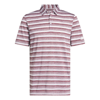 Adidas Two Colour Striped Men's Polo [AUR/WHT]