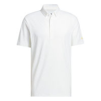 Adidas Ultimate Micro Print Polo [WHT/TANG]