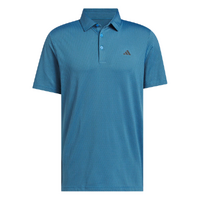 Adidas Performance Textured Men's Polo [LUC BLU/BLK]