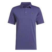 Adidas Performance Textured Men's Polo [DUAL IND/BLK]