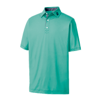 FJ Gingham Trim Men's Polo [Spearmint]