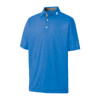 FJ Gingham Trim Men's Polo [ROYAL]