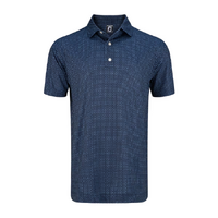 FJ Geo Print Men's Polo [NVY/BLU/WHT]