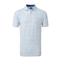 FJ Travel Print Men's Polo [WHT/TWI]