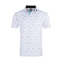 FJ Parachute Print Men's Polo [WHT/BLK/POL]