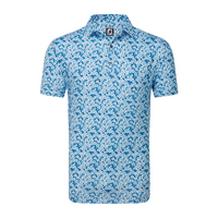 FJ Primrose Print Men's Polo [OCN/BLU/WHT]