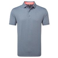 FJ Flower Bud Foulard Men's Polo [FLINT]