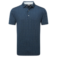 FJ Flower Bud Men's Polo [NAVY]