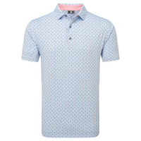 FJ Flower Bud Men's Polo [PINK LEM]