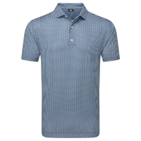 FJ Houndstooth Geo Print Men's Polo [DK DEN]