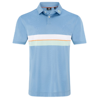 FJ Double Chest Band Men's Polo [BLU JAY]