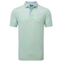 FJ Solid Figure Print Men's Polo [PIST/BLU JAY]