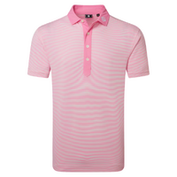 FJ Feeder Stripe Men's Polo [PNK/WHT]