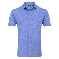FJ Arc Geo Men's Polo [VIO/WHT]