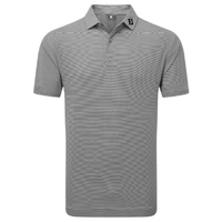 FJ Micro Feeder Striped Men's Polo [BLK/GRY]