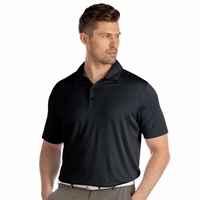 Antigua Bevel Polo - Black