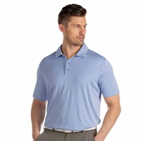 Antigua Bevel Polo - Denim 