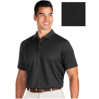 Antigua Labyrinth Men's Golf Polo [Black]