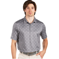 Antigua Theorem Men's Golf Polo [GRY/WHT]