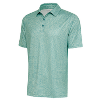 Antigua Backspin Men's Polo - Silt/Harbour