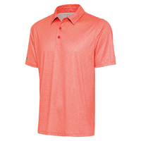 Antigua Backspin Men's Polo - Sun/Coral
