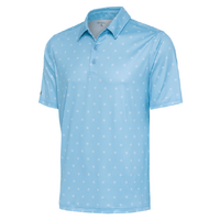 Antigua Crossover Men's Polo - Skylight/White