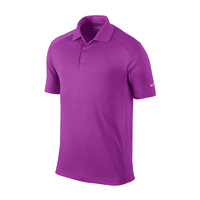 Nike Mens Dri-Fit UV Tech Polo - Red Plum