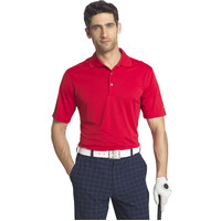 IZOD SS Solid Grid Polo - Red