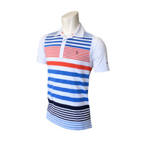 IZOD SS Engineered Stripe Polo