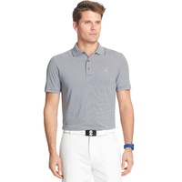 IZOD SS Greenie Feeder Stripe Polo - Midnight