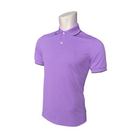 IZOD SS Solid Ply Piq Polo - Dahlia Purple