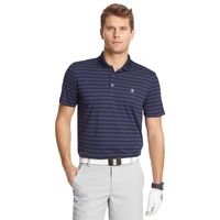 IZOD SS PD Jacquard Polo - Peacoat