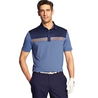 IZOD SS Greenie Colorblock Polo - Club Blue