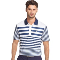 IZOD Variegated Stripe Polo - White